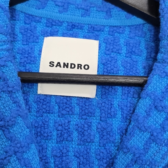 Sandro Cropped Tweed Jacket Brand New Condition - Picture 3 of 12